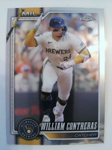 2026 Topps Chrome Baseball William Contreras #198
