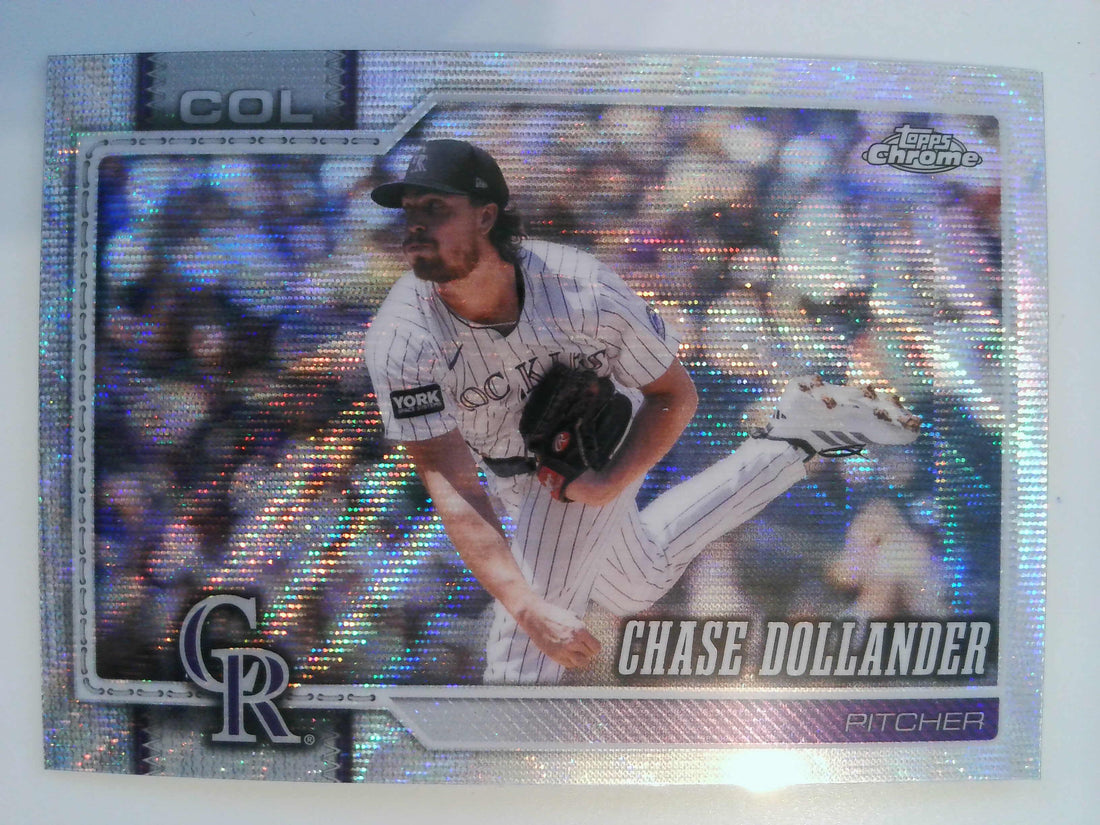 2026 Topps Chrome Baseball Wave Refractors Chase Dollander #277