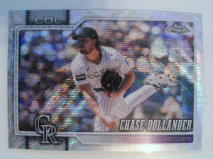 2026 Topps Chrome Baseball Wave Refractors Chase Dollander #277