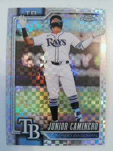2026 Topps Chrome Baseball X-Fractors Junior Caminero #130