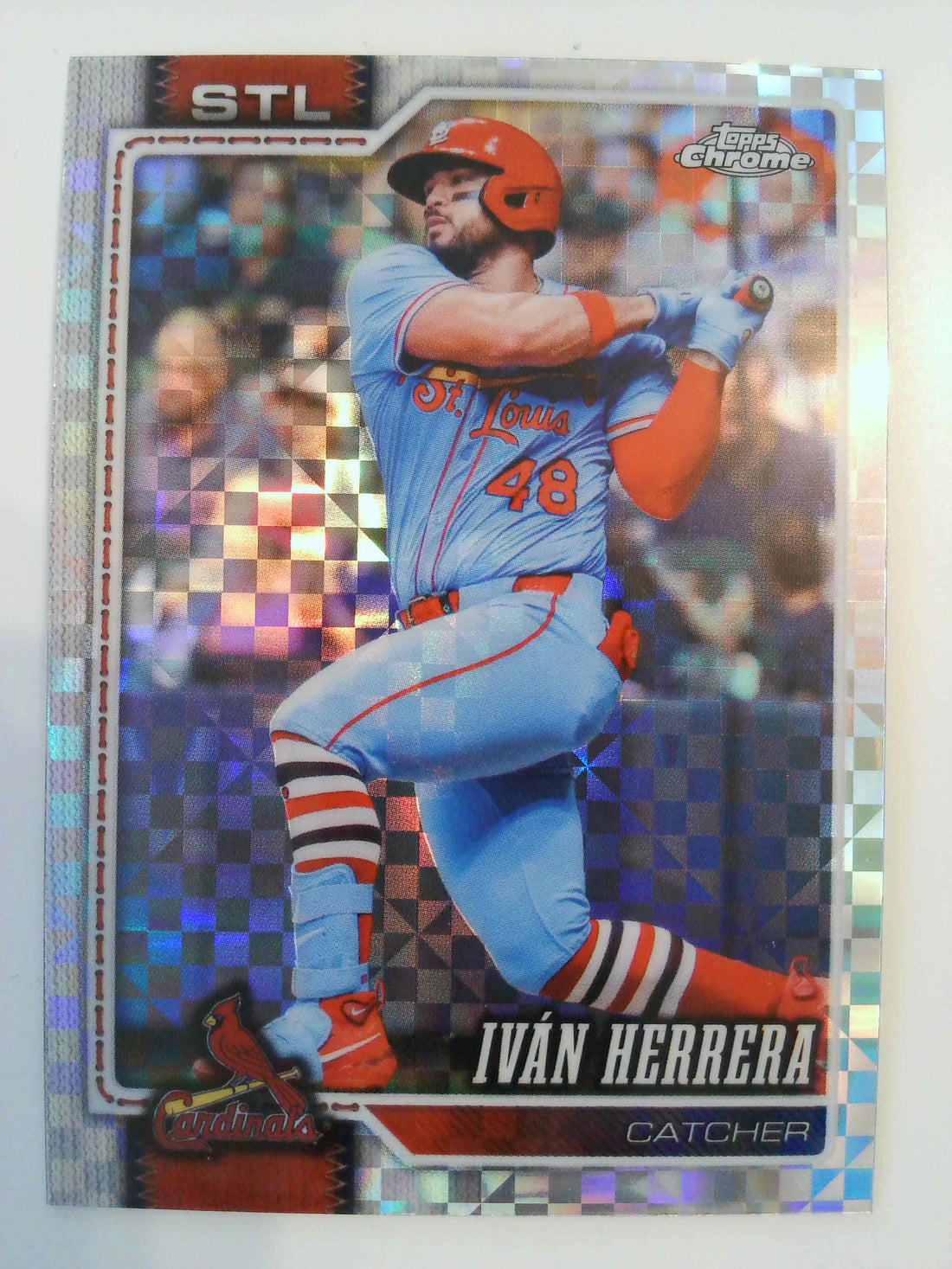2026 Topps Chrome Baseball X-Fractors Iván Herrera #82