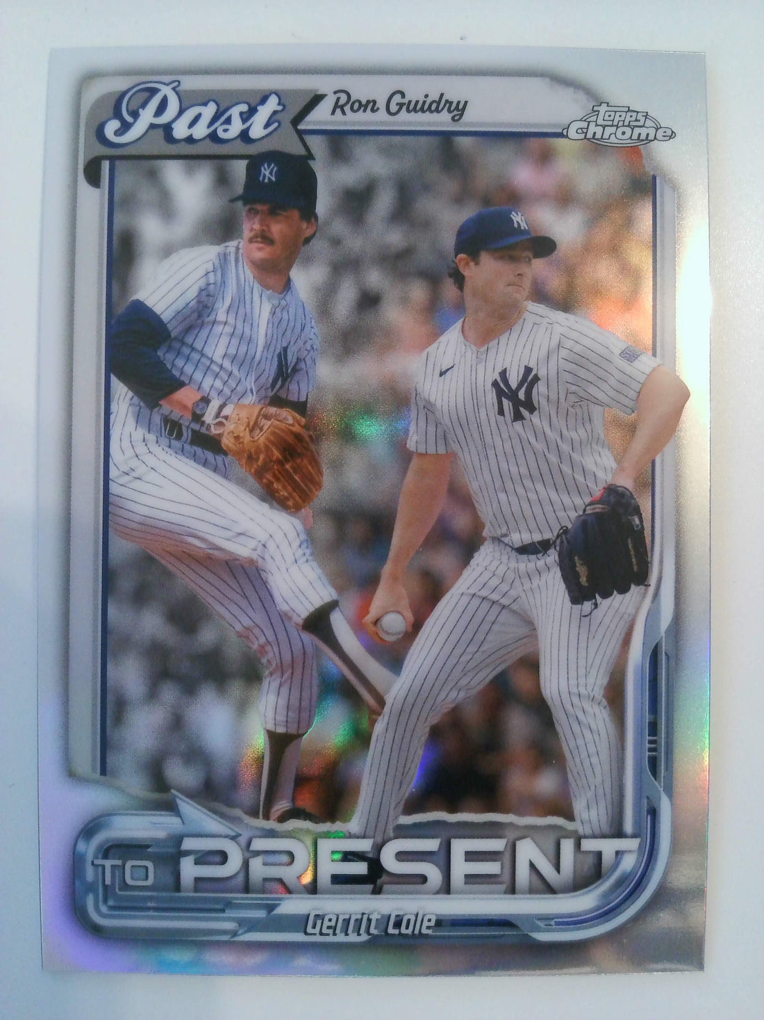 2026 Topps Chrome Baseball Past to Present Ron Guidry / Gerrit Cole #PTP-13