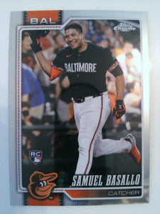 2026 Topps Chrome Baseball Samuel Basallo #7 RC