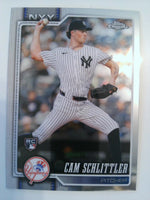 2026 Topps Chrome Baseball Cam Schlittler #262 RC
