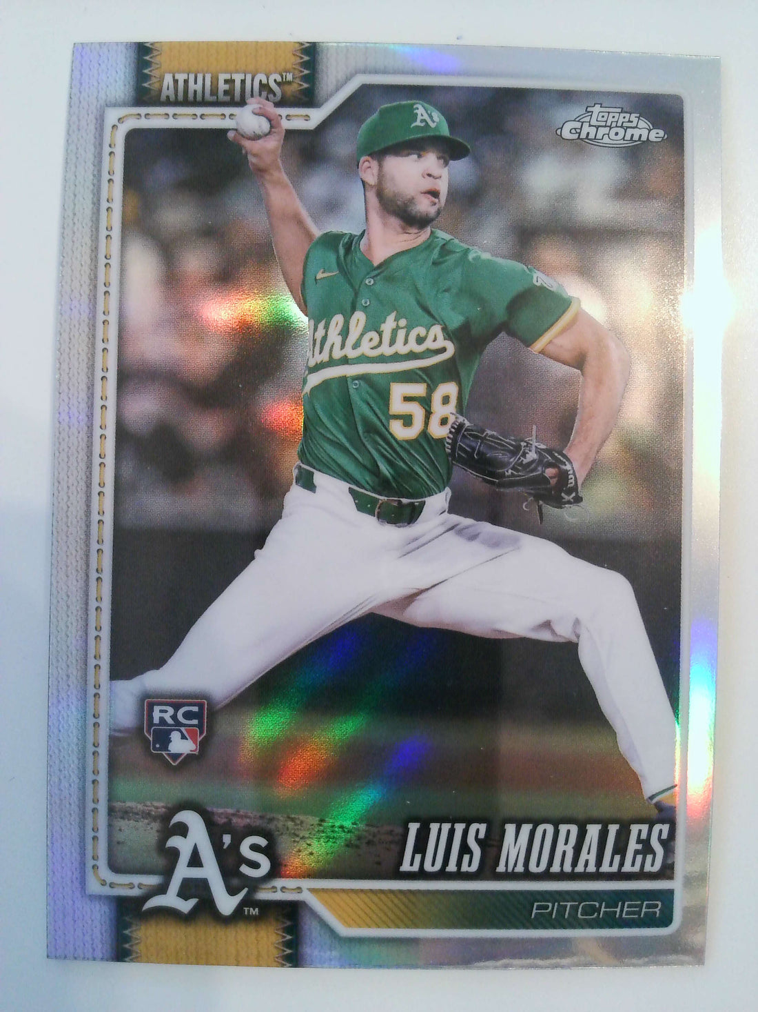 2026 Topps Chrome Baseball Refractors Luis Morales #294 RC