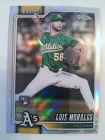 2026 Topps Chrome Baseball Refractors Luis Morales #294 RC