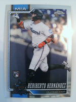 2026 Topps Chrome Baseball Heriberto Hernández #19 RC
