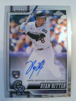 2026 Topps Chrome Black Baseball Autographs Ryan Ritter #CBA-RRI