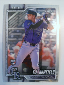 2026 Topps Chrome Baseball T.J. Rumfield #181 RC