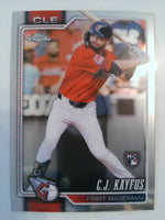 2026 Topps Chrome Baseball C.J. Kayfus #46 RC