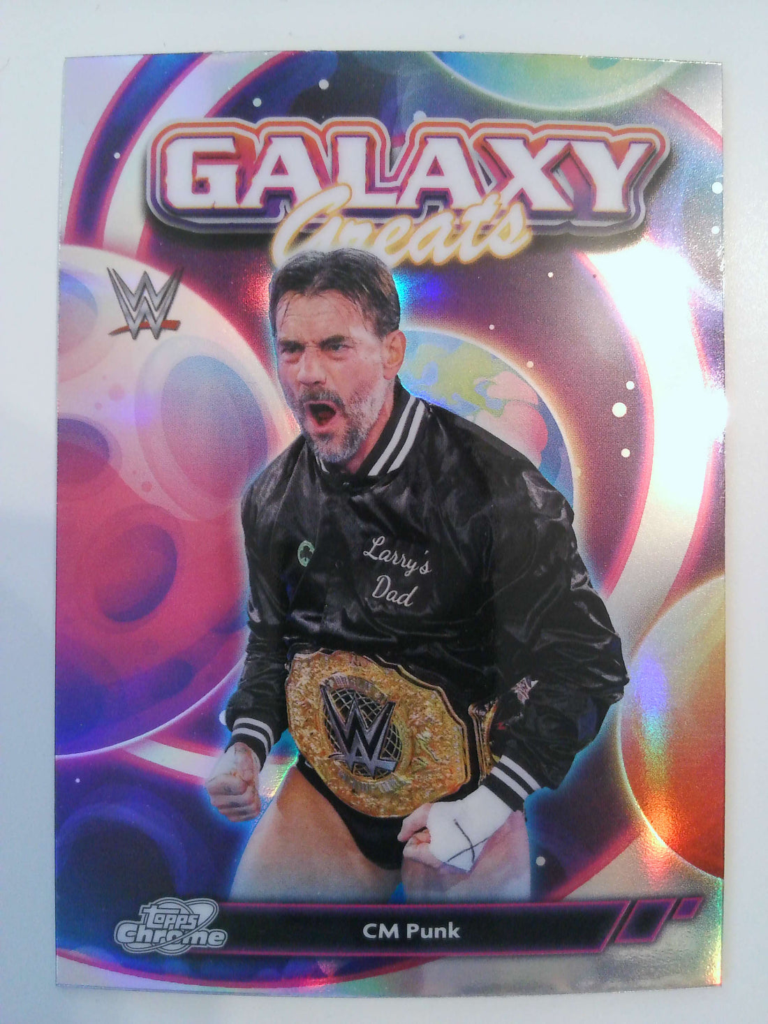 2026 Topps Chrome Cosmic WWE Wrestling Galaxy Greats CM Punk #GG-4