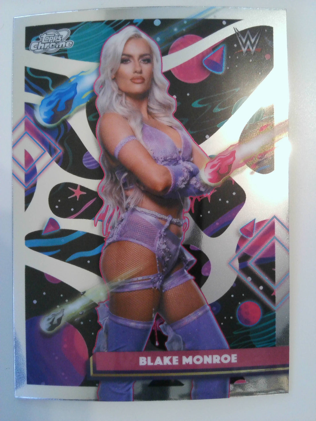 2026 Topps Chrome Cosmic WWE Wrestling Blake Monroe #112