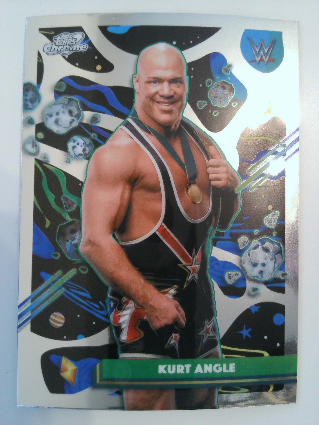 2026 Topps Chrome Cosmic WWE Wrestling Kurt Angle #67