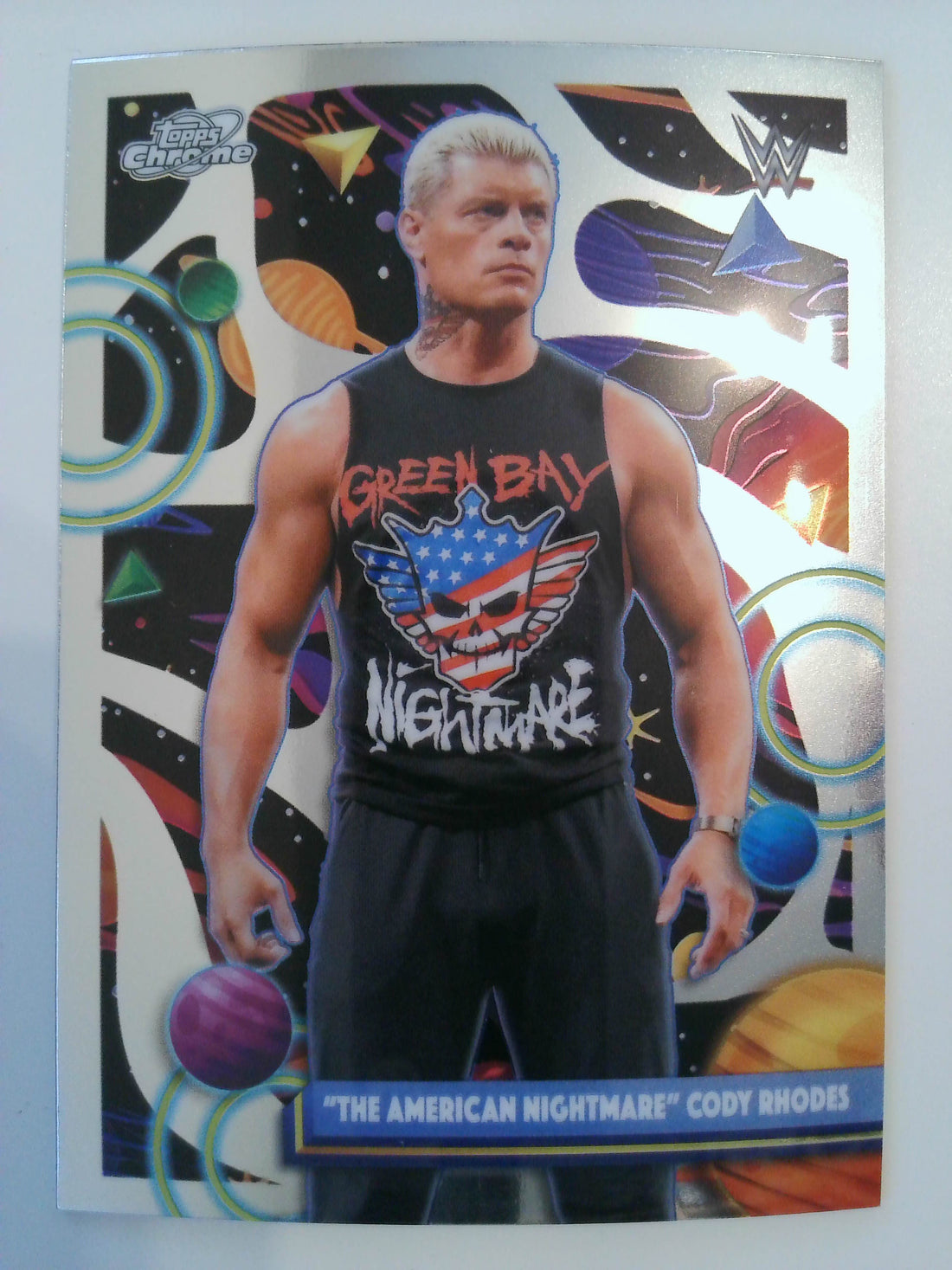 2026 Topps Chrome Cosmic WWE Wrestling "The American Nightmare" Cody Rhodes #1