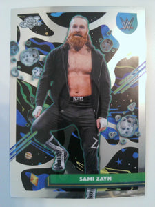 2026 Topps Chrome Cosmic WWE Wrestling Sami Zayn #85