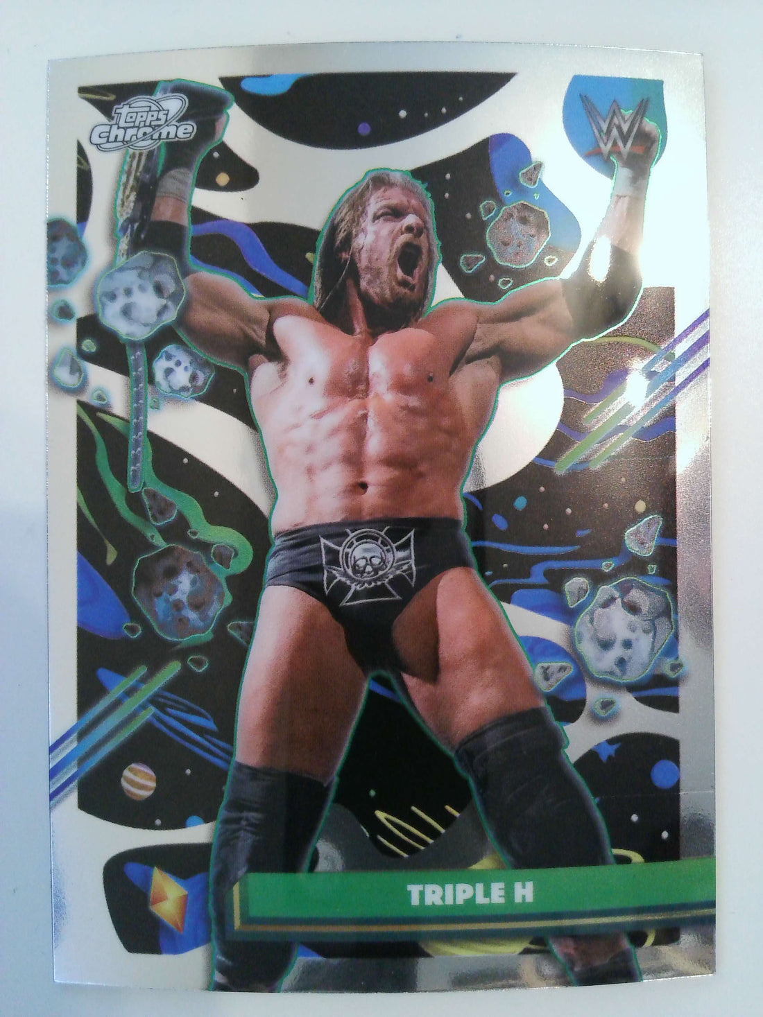 2026 Topps Chrome Cosmic WWE Wrestling Triple H #75