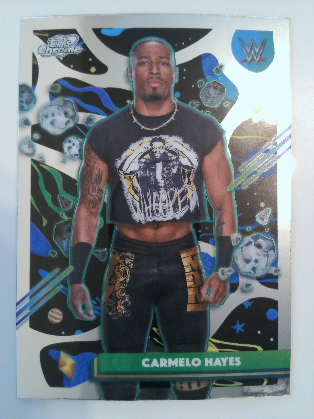 2026 Topps Chrome Cosmic WWE Wrestling Carmelo Hayes #166