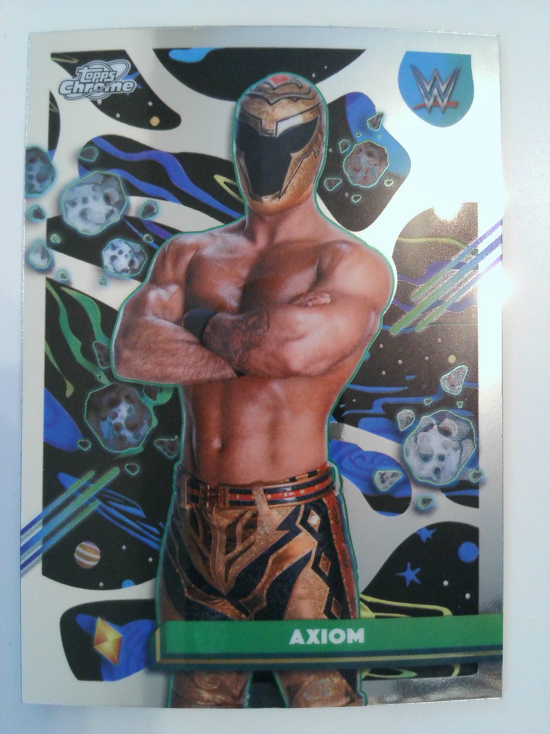 2026 Topps Chrome Cosmic WWE Wrestling Axiom #184