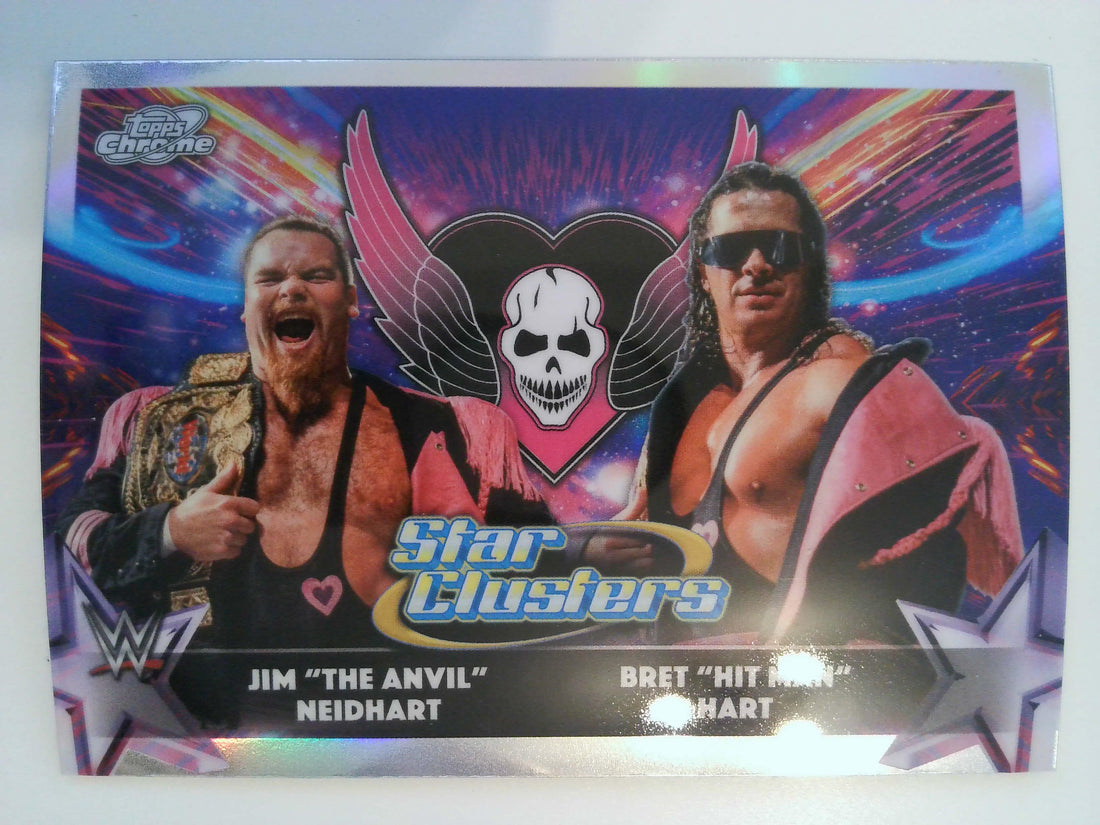 2026 Cosmic WWE Star Clusters Jim Neidhart / Bret Hart #SC-1