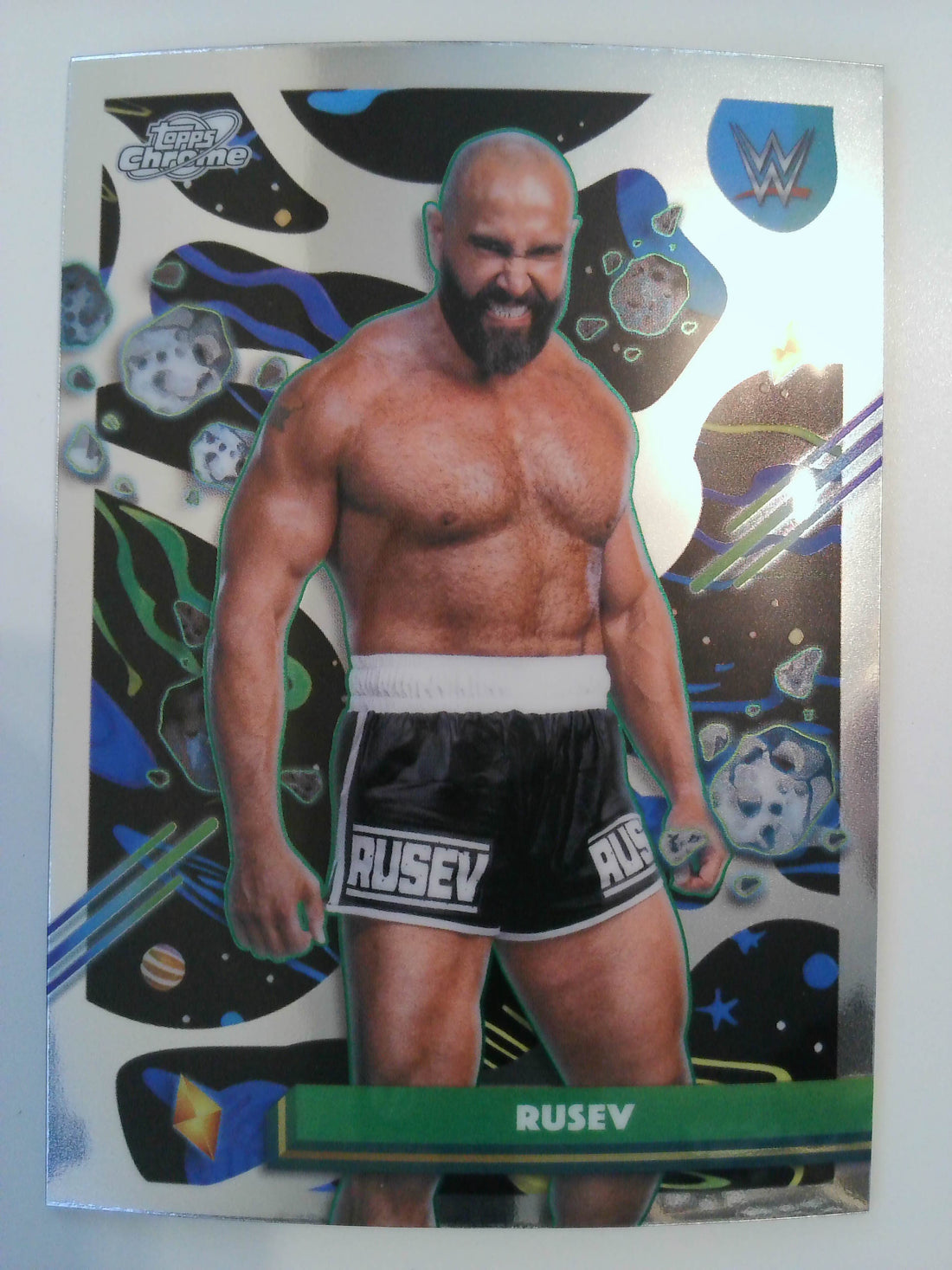 2026 Topps Chrome Cosmic WWE Wrestling Rusev #46