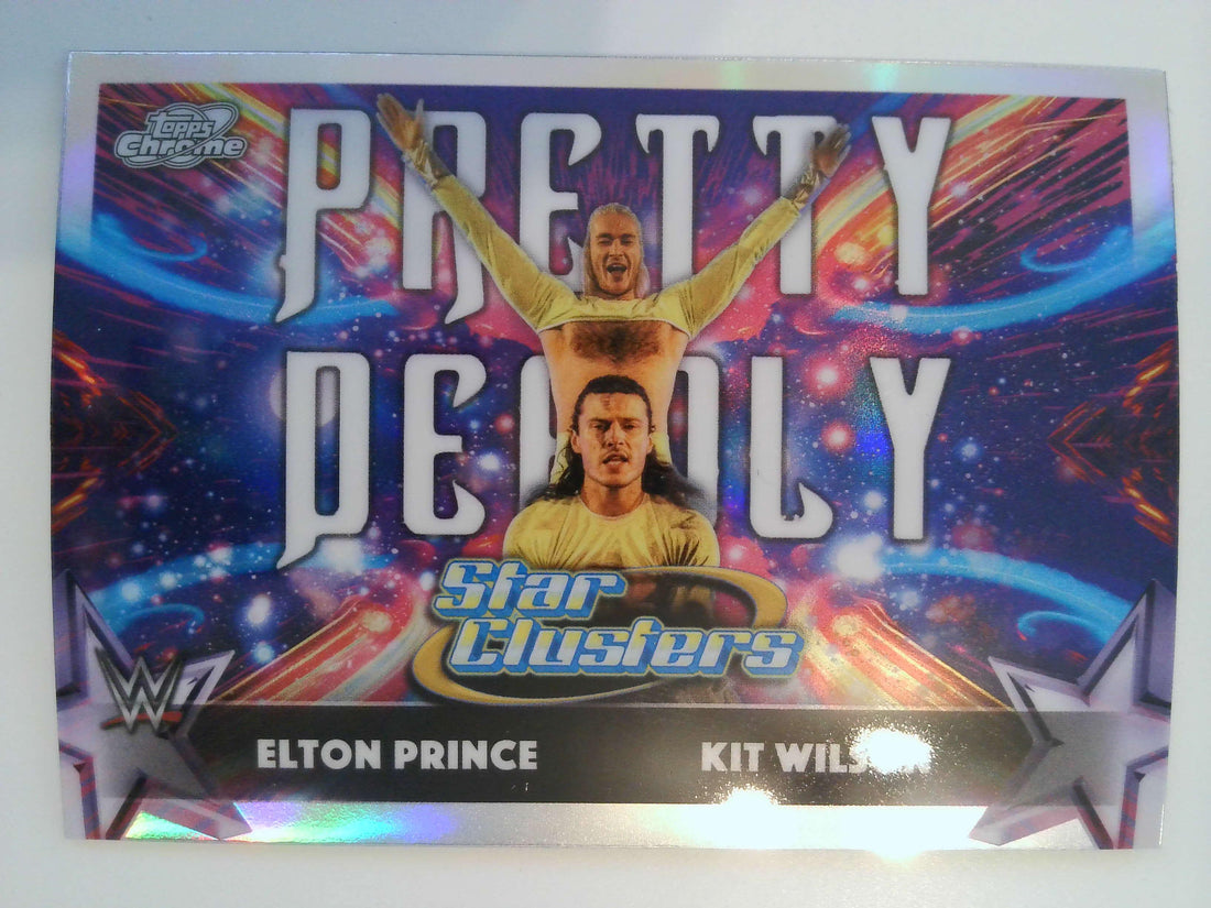 2026 Topps Chrome Cosmic WWE Star Clusters Kit Wilson / Elton Prince #SC-15