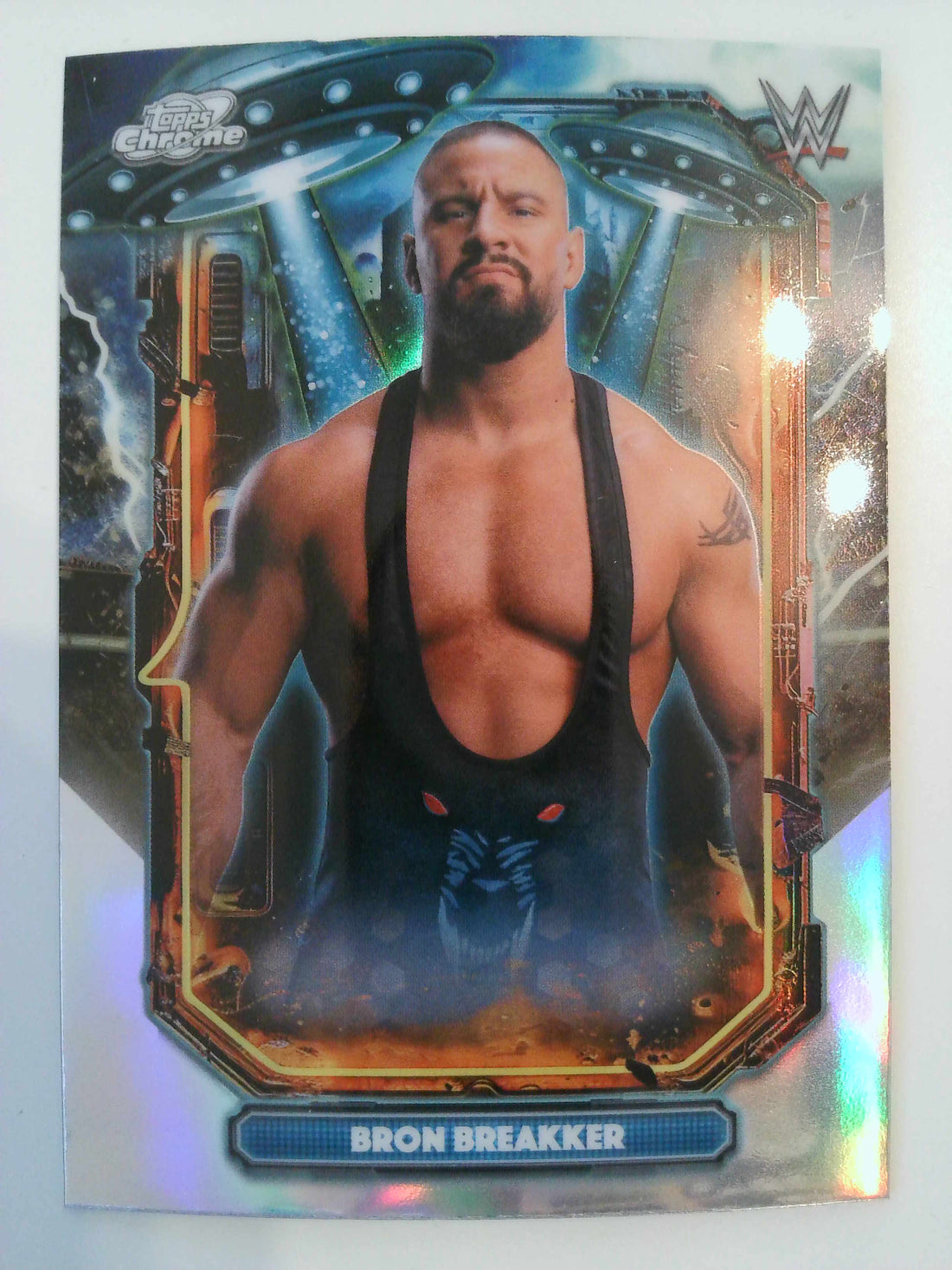 2026 Topps Chrome Cosmic WWE Extraterrestrial Talent Bron Breakker #ET-17