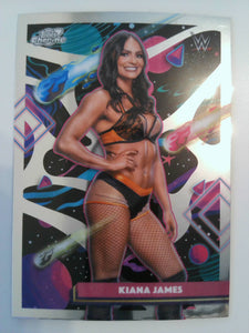 2026 Topps Chrome Cosmic WWE Wrestling Kiana James #49