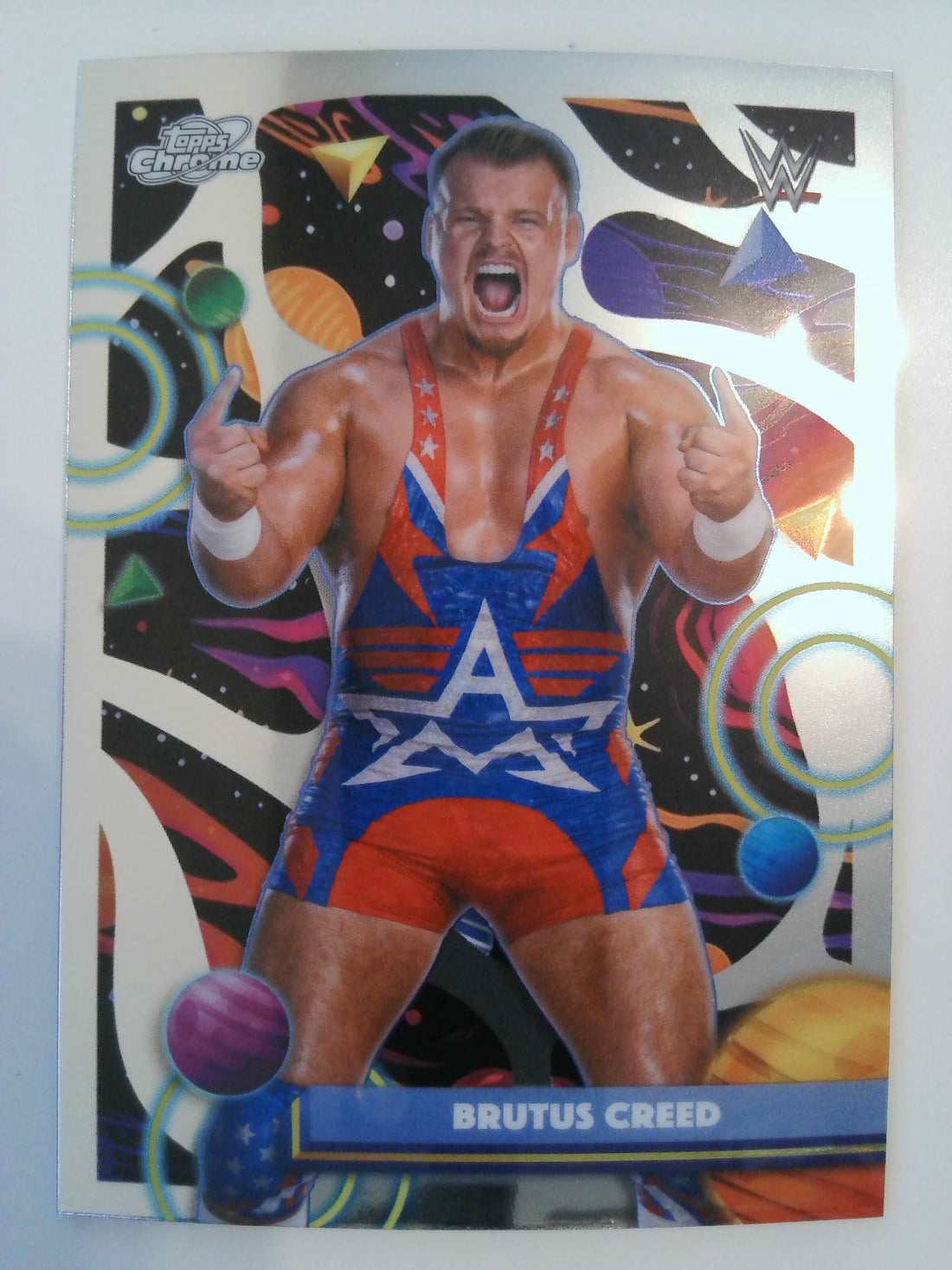 2026 Topps Chrome Cosmic WWE Wrestling Brutus Creed #53