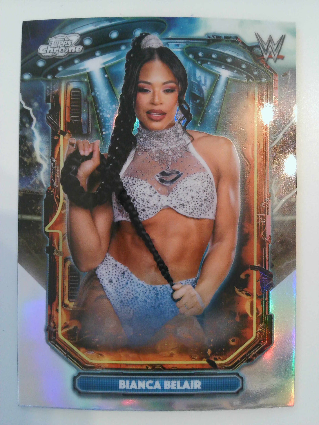 2026 Topps Chrome Cosmic WWE Extraterrestrial Talent Bianca Belair #ET-11