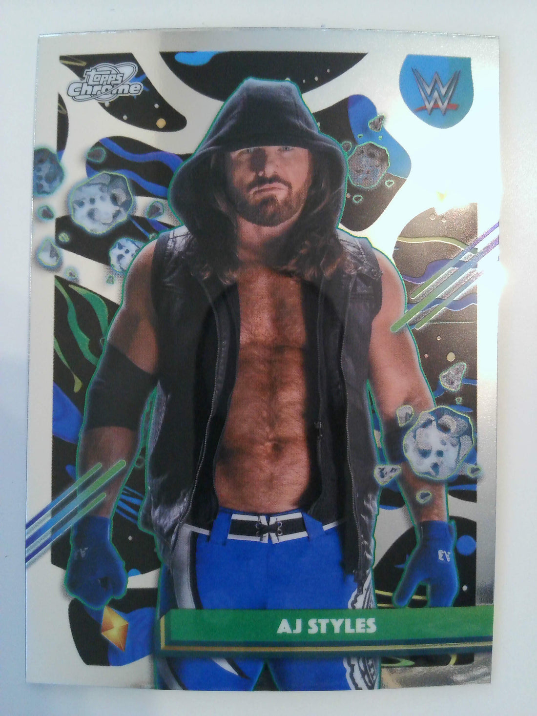 2026 Topps Chrome Cosmic WWE Wrestling AJ Styles #33
