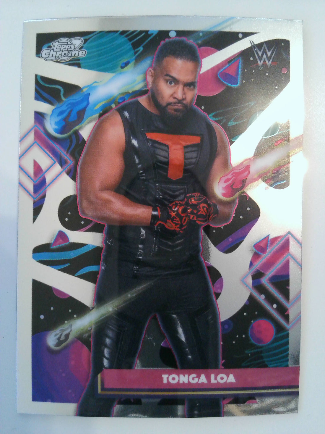 2026 Topps Chrome Cosmic WWE Wrestling Tonga Loa #127