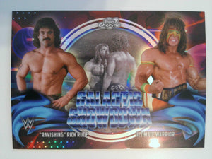 2026 Chrome Cosmic WWE Galactic Showdown Rick Rude / Ultimate Warrior #GS-17