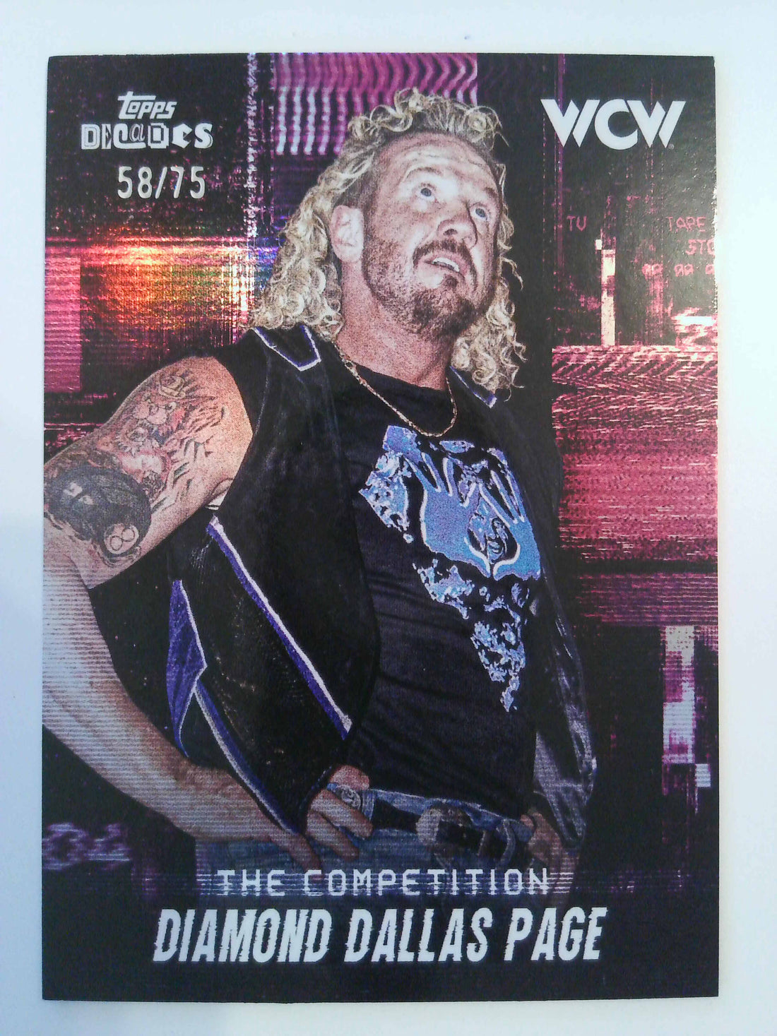 2026 Topps Decades 1990's WWE Wrestling Purple 58/75 Diamond Dallas Page #75