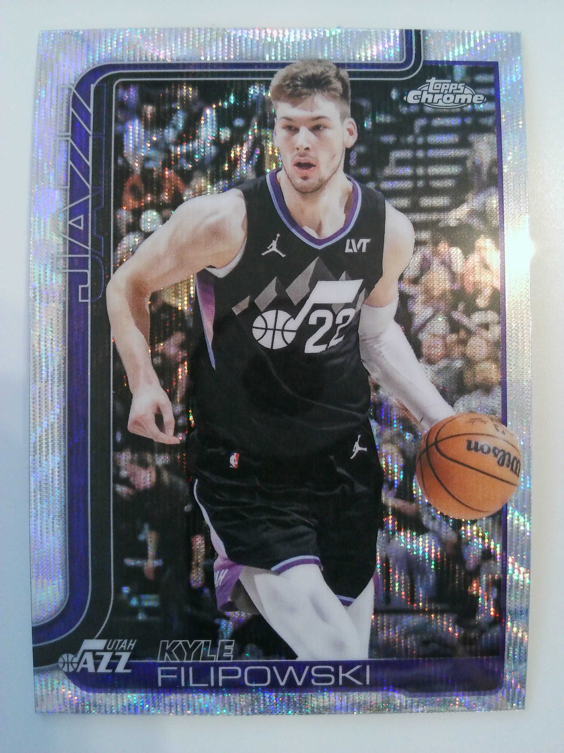 2025-26 Topps Chrome Basketball Wave Refractor Kyle Filipowski #213