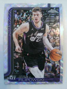 2025-26 Topps Chrome Basketball Wave Refractor Kyle Filipowski #213