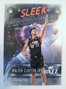 2025-26 Topps Chrome Basketball Sleek Finishers Walter Clayton Jr. #SF-28
