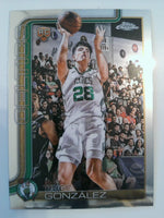 2025-26 Topps Chrome Basketball Hugo Gonza?lez #278 RC