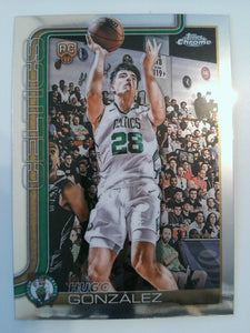2025-26 Topps Chrome Basketball Hugo Gonza?lez #278 RC