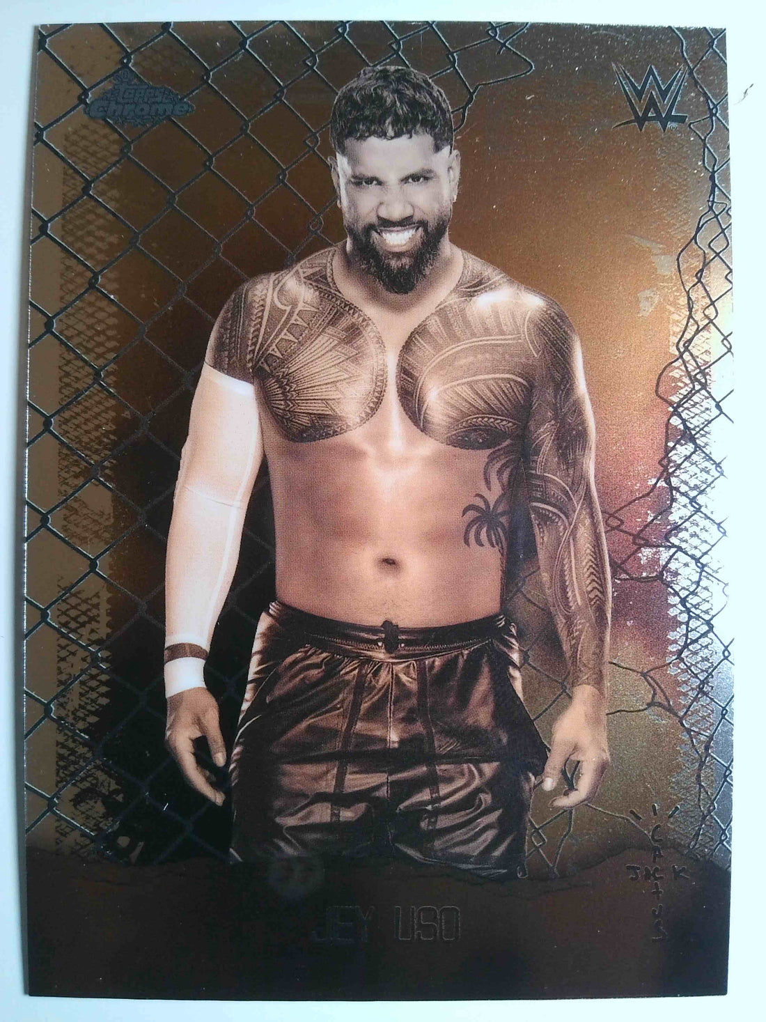 2025 Topps Chrome WWE x Cactus Jack Wrestling Astroknights Jey Uso #AOK-53