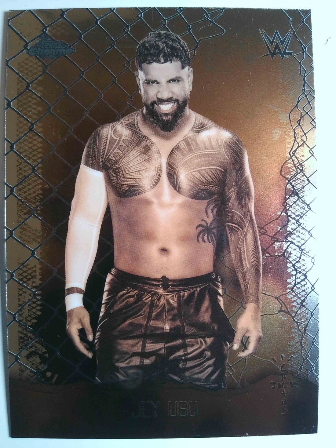 2025 Topps Chrome WWE x Cactus Jack Wrestling Astroknights Jey Uso #AOK-53