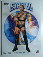 2025 Topps Exalted WWE Wrestling White 122/150 Aleister Black #67