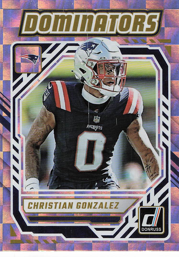 2025 Donruss Football Dominators Christian Gonzalez #DOMCGZ