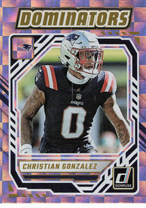 2025 Donruss Football Dominators Christian Gonzalez #DOMCGZ