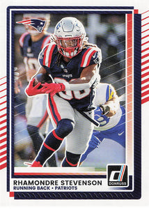 2025 Donruss Football Rhamondre Stevenson #63