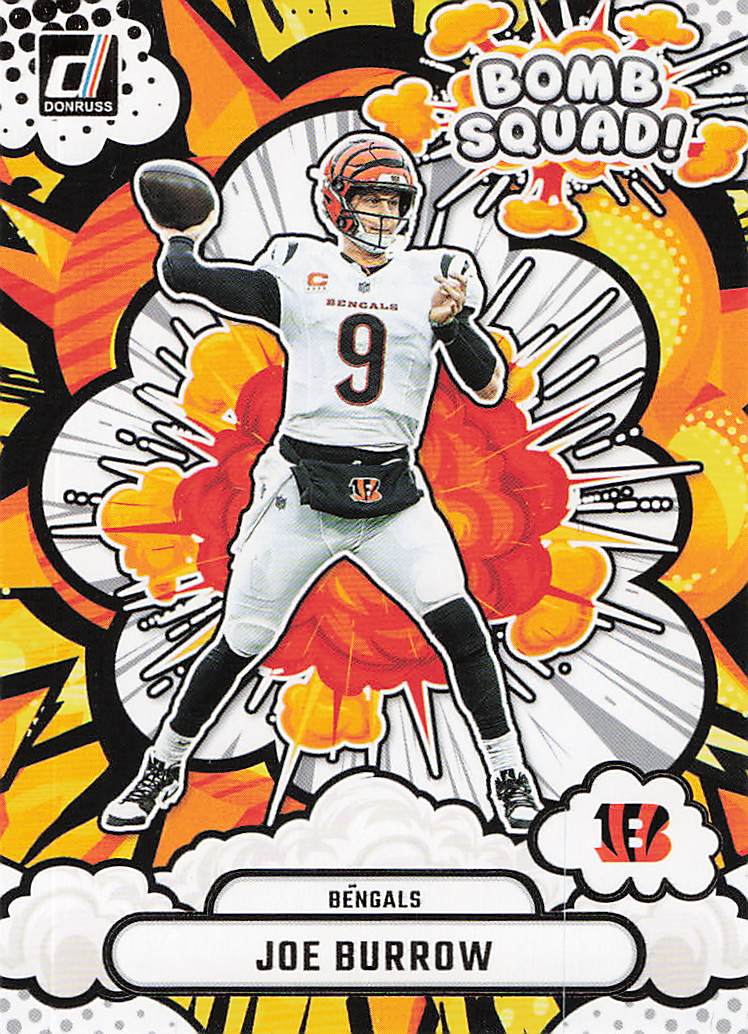 2025 Donruss Football Bomb Squad Joe Burrow #BS-JBW