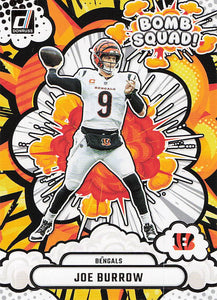 2025 Donruss Football Bomb Squad Joe Burrow #BS-JBW
