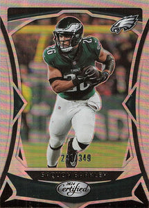 2024 Panini Certified Football Mirror 241/349 Saquon Barkley #88