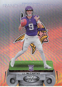 2024 Panini Certified Football Franchise Foundations J.J. McCarthy #2