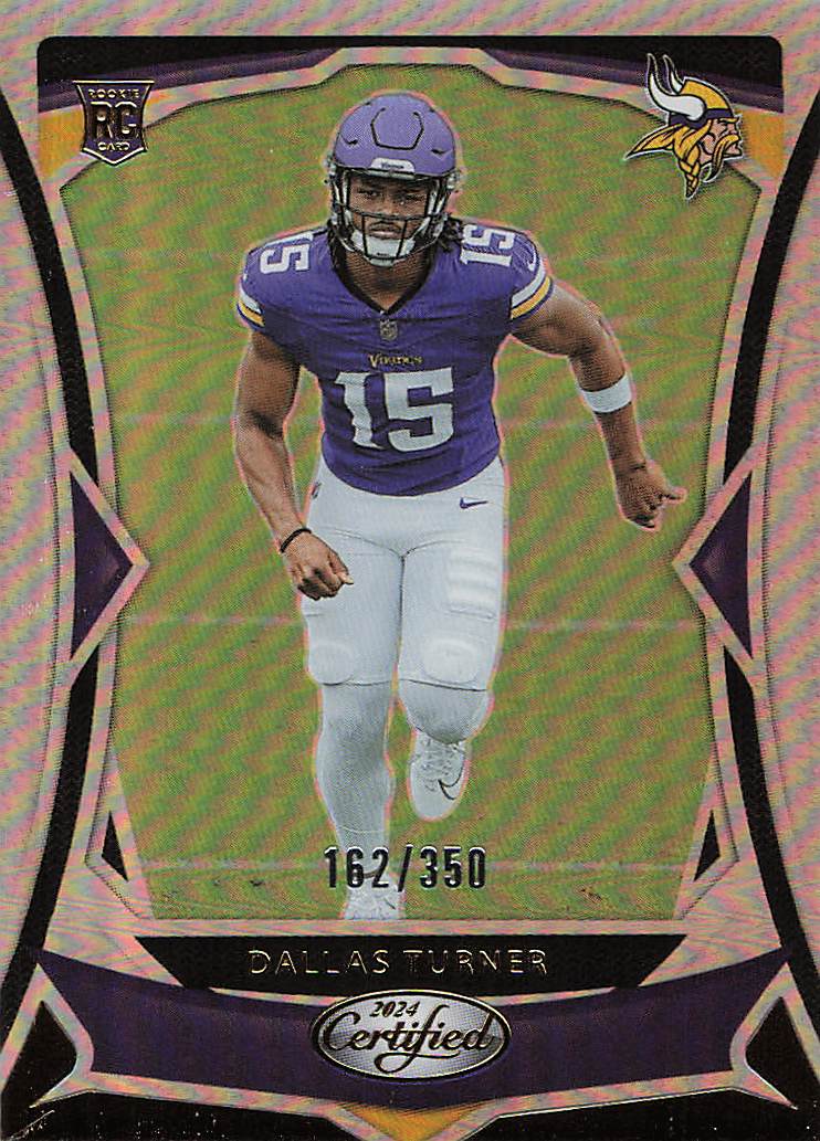 2024 Panini Certified Football Mirror 162/350 Dallas Turner #113 RC