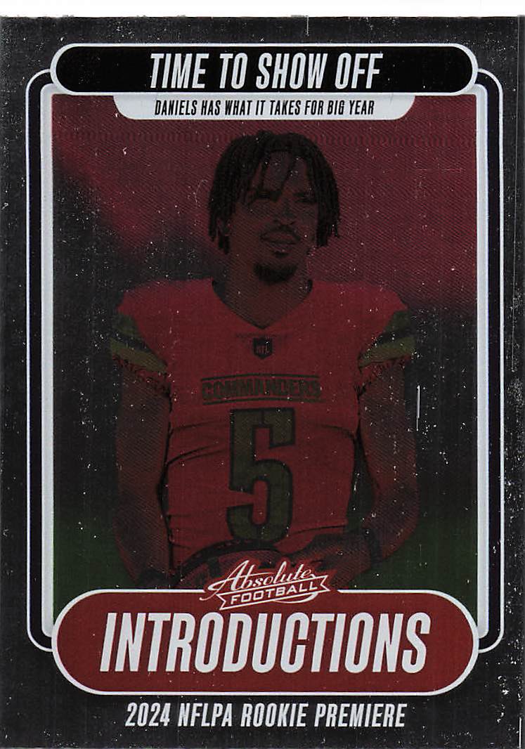 2024 Panini Absolute Football Introductions Jayden Daniels #I-JDS